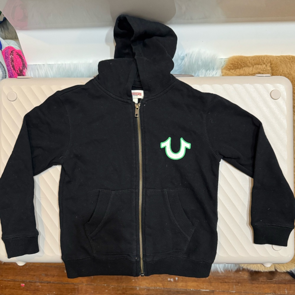 TRUE RELIGION HOODIE - UNISEX - KIDS SIZE 4T - 100%AUTHENTIC EXCELLENT CONDITION